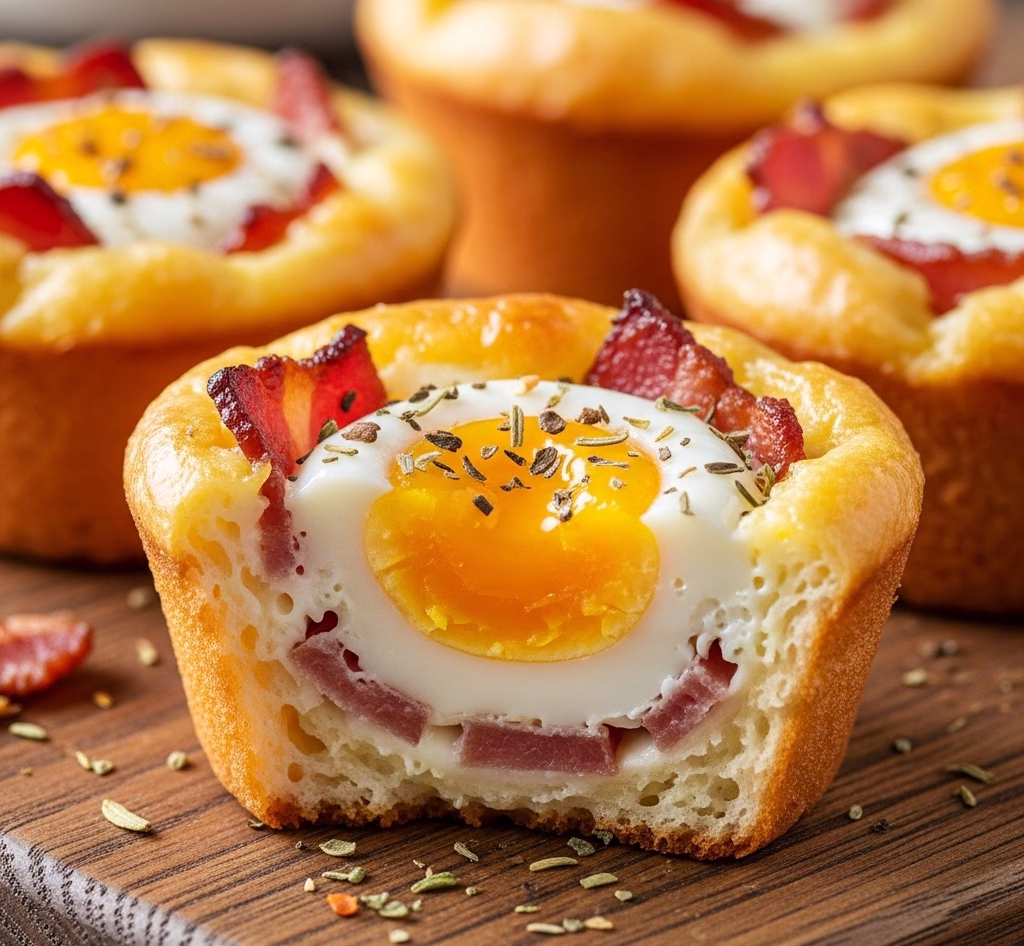 Bacon and Egg Muffins