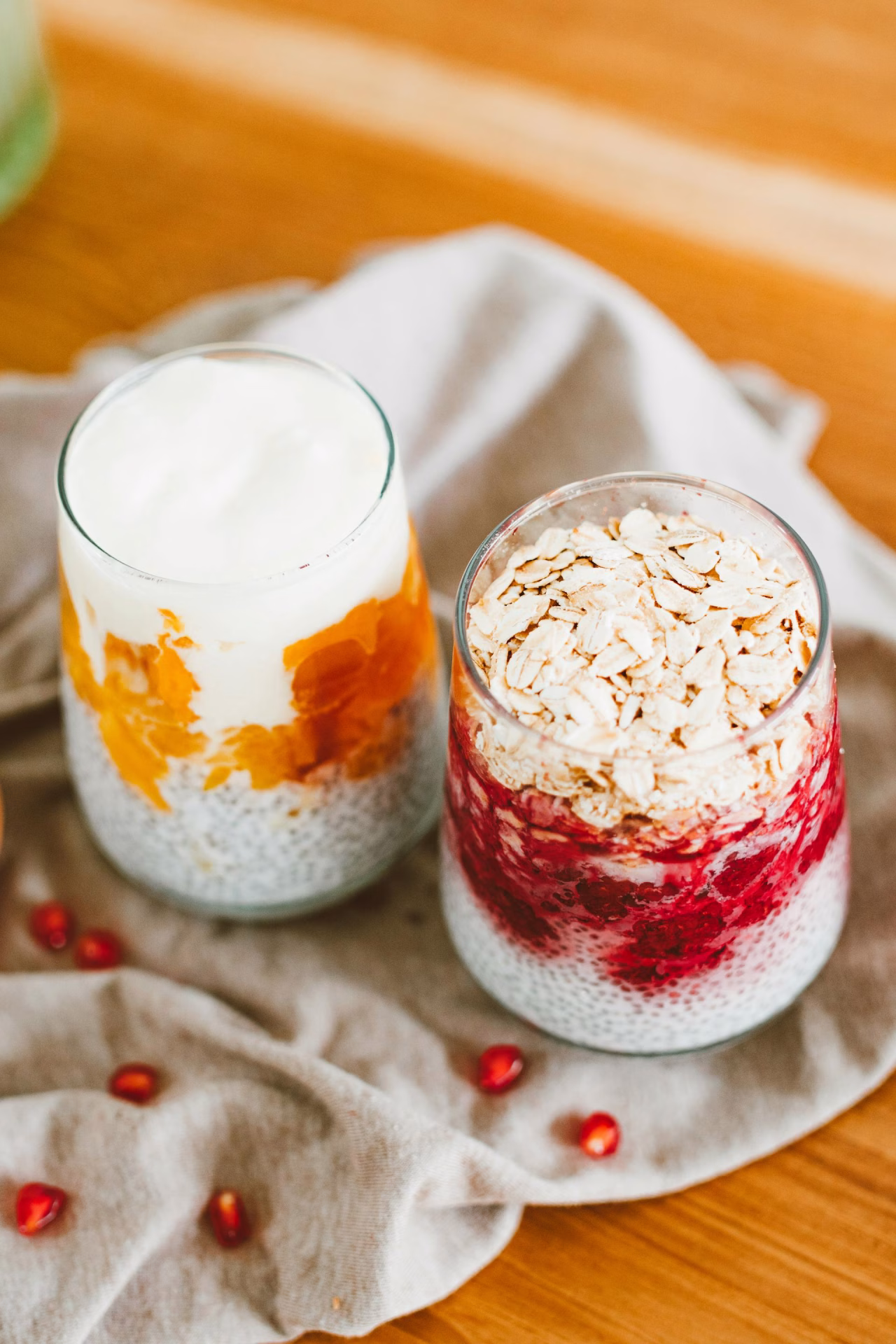 Chia Seed Pudding with Cereal - Cereal Breakfast 1