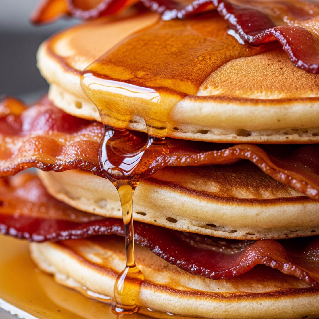 Crispy Bacon Pancakes Recipe