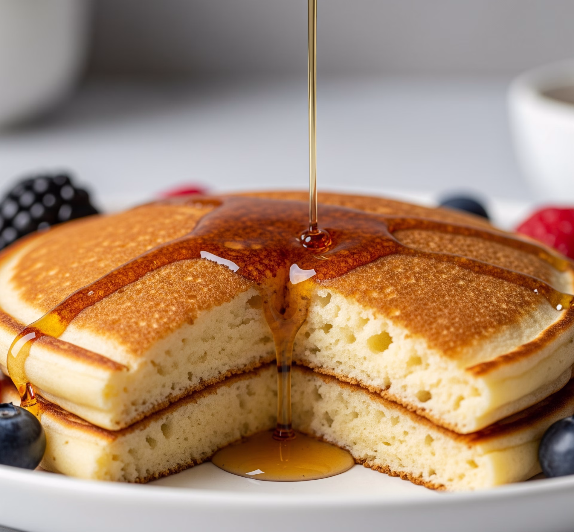 Fluffy Eggless Pancake