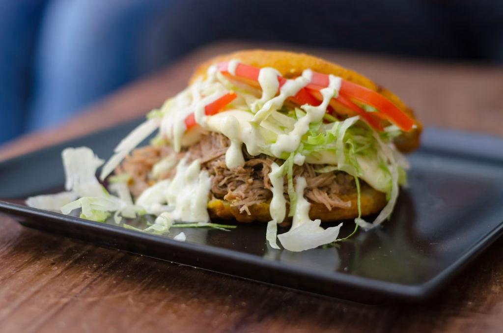 Colombian Arepas with Chicken