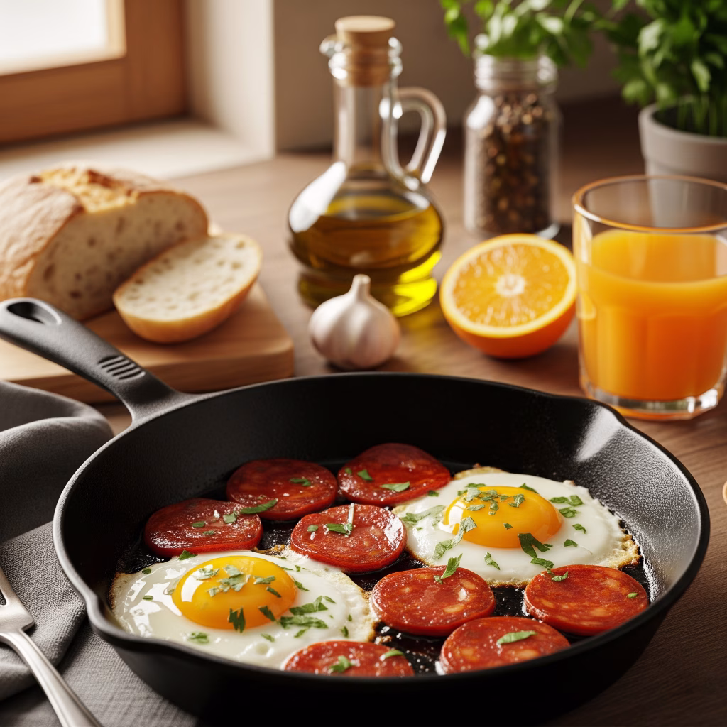 Spanish Chorizo & Eggs