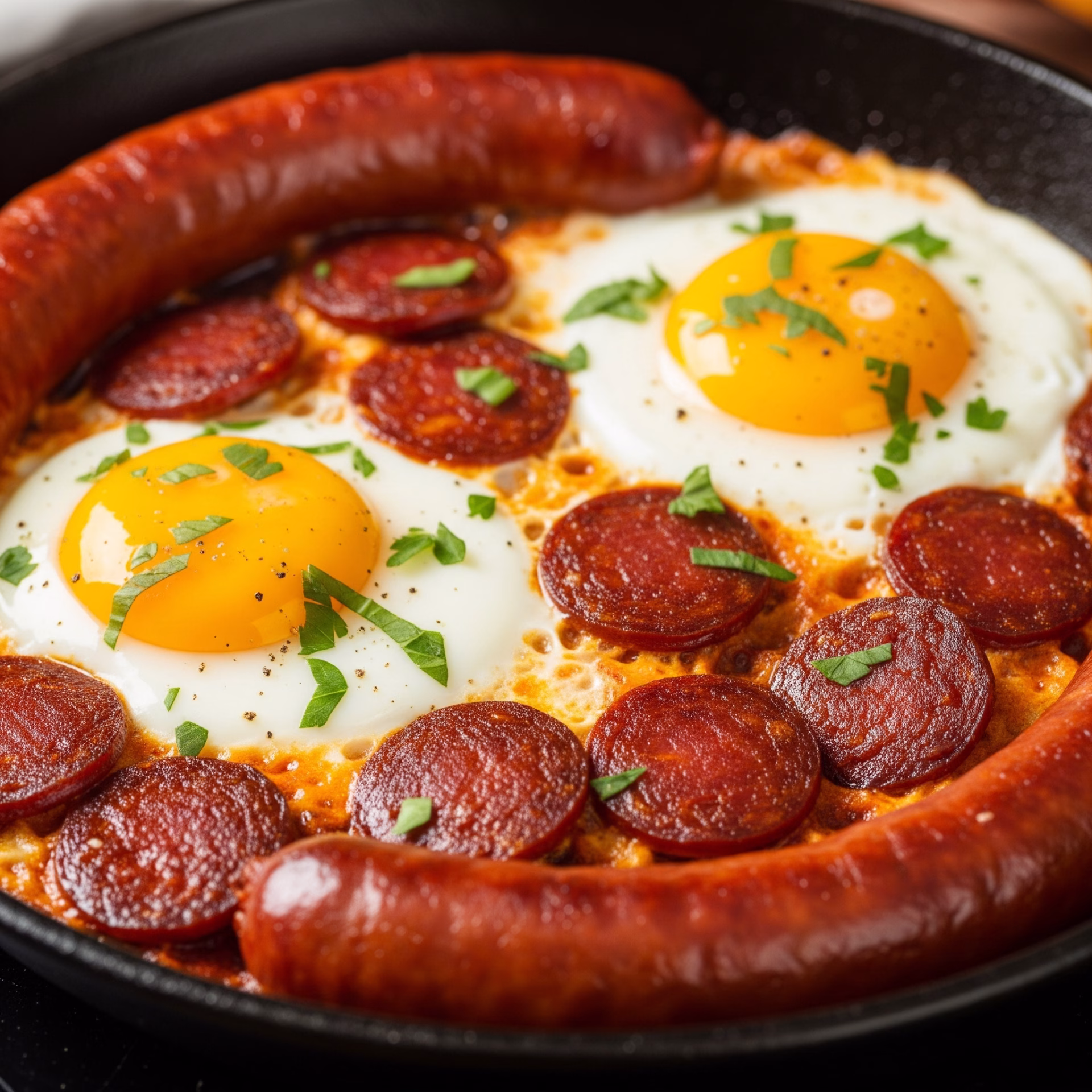 Spanish Chorizo & Eggs