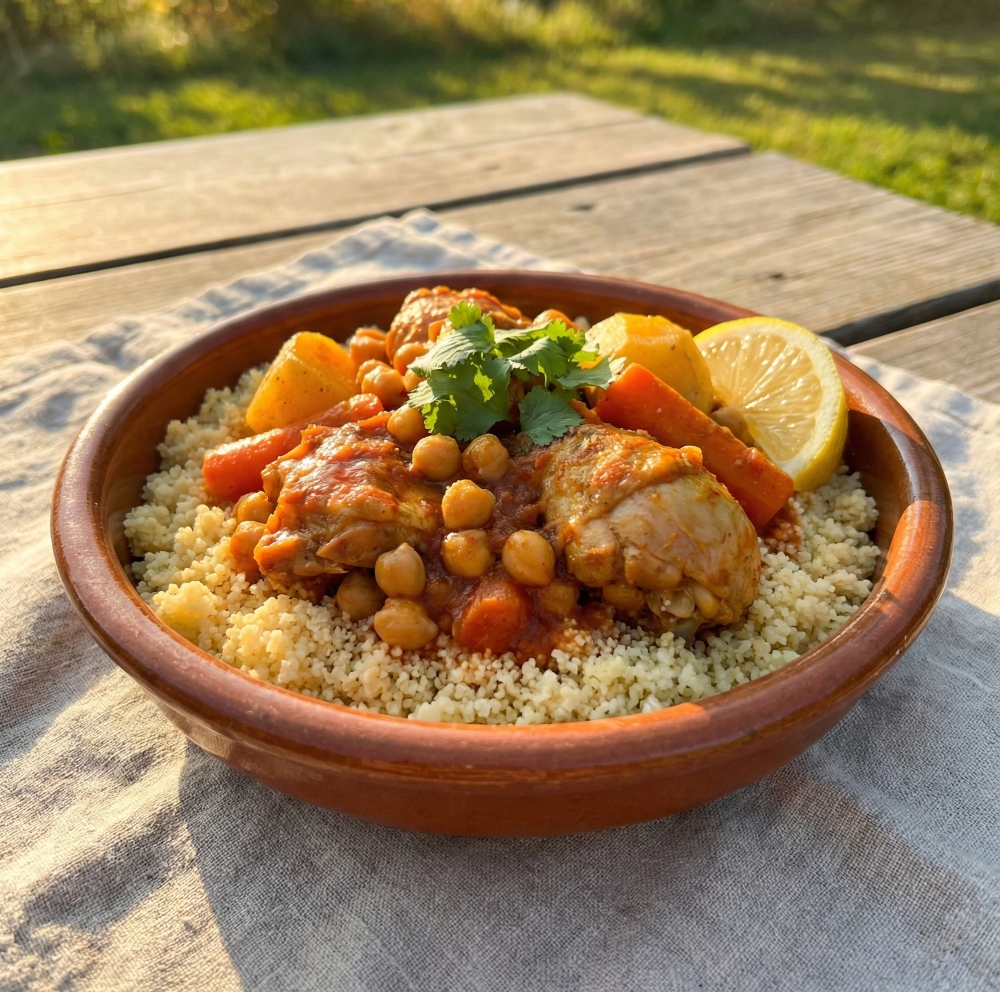 Tunisian Chicken Couscous