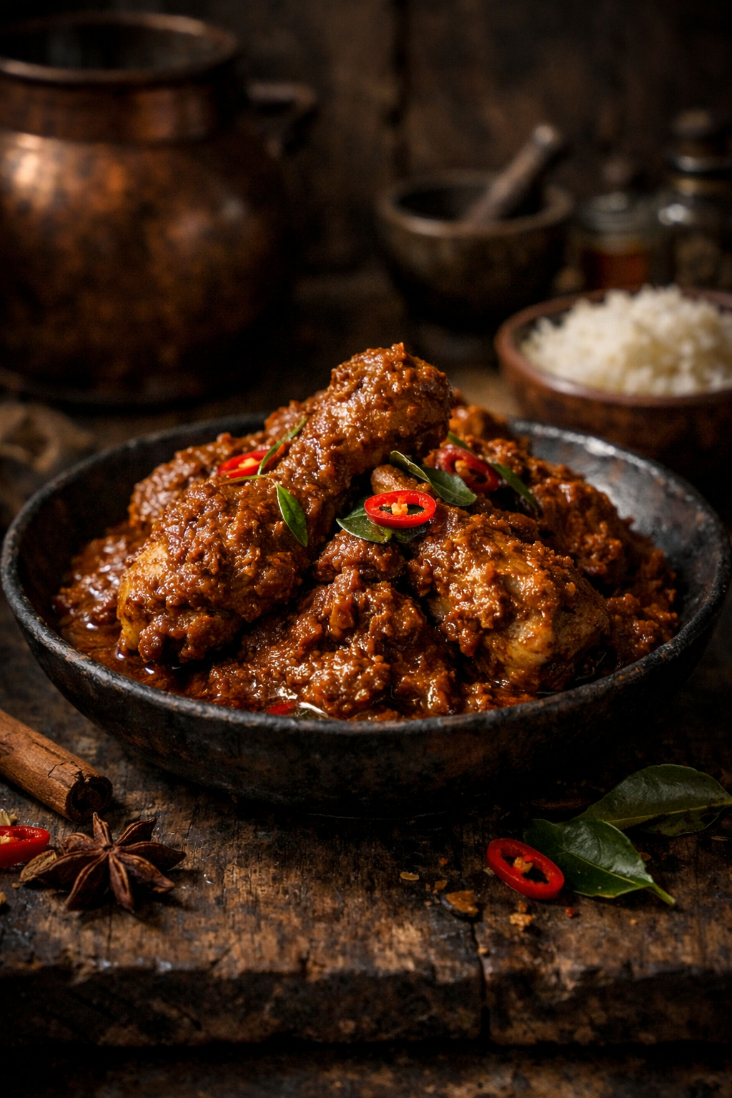 Chicken Rendang (Indonesia)