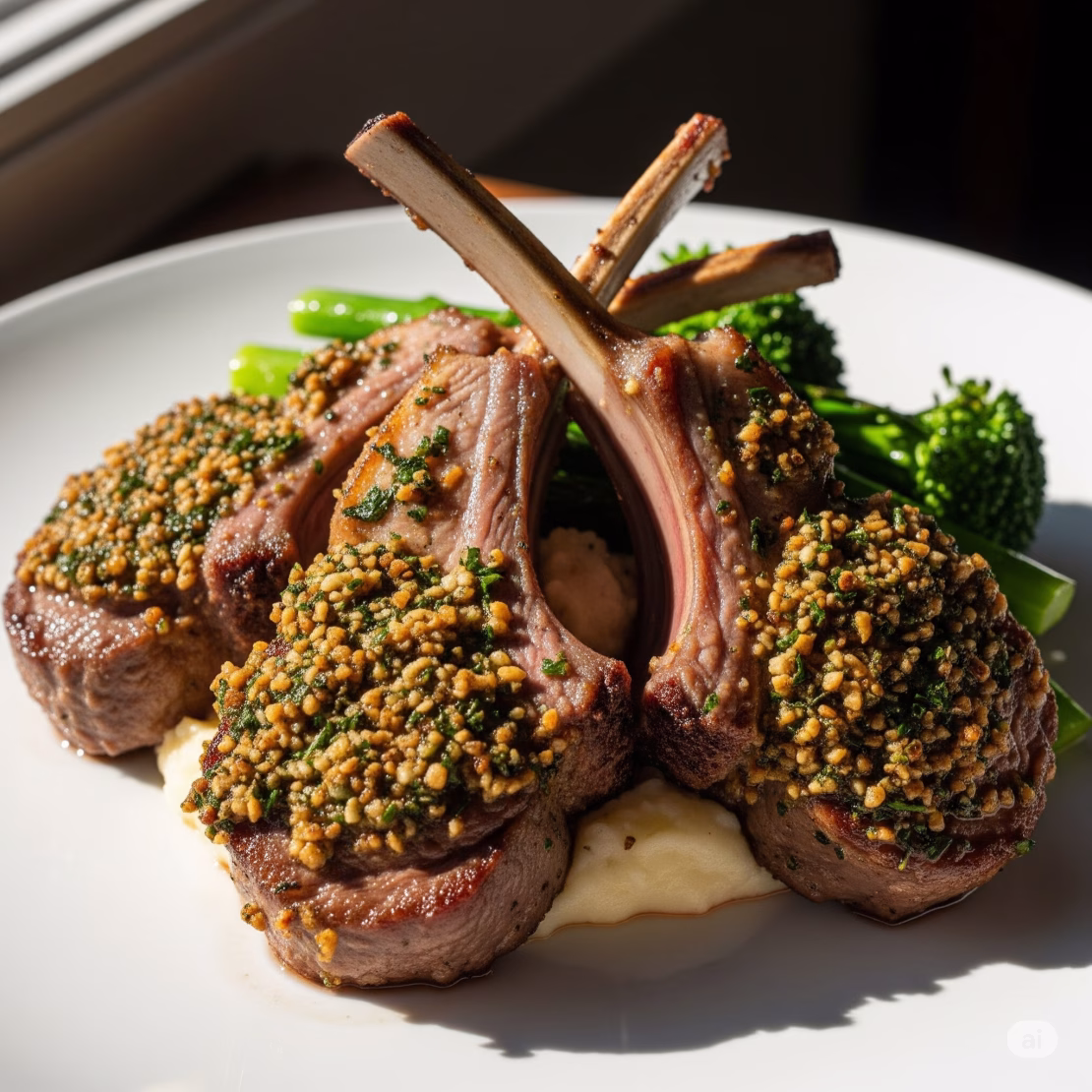 Herb-Crusted Lamb Chops