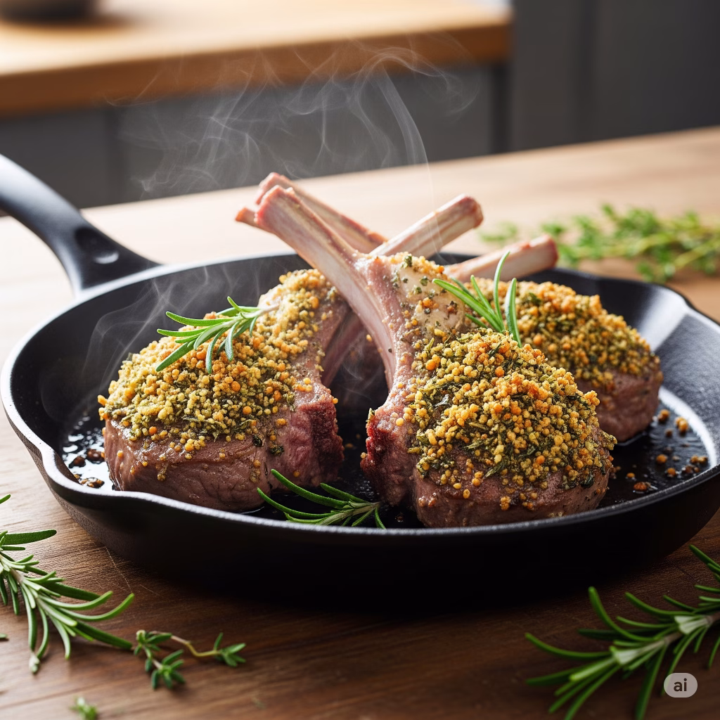 Herb-Crusted Lamb Chops