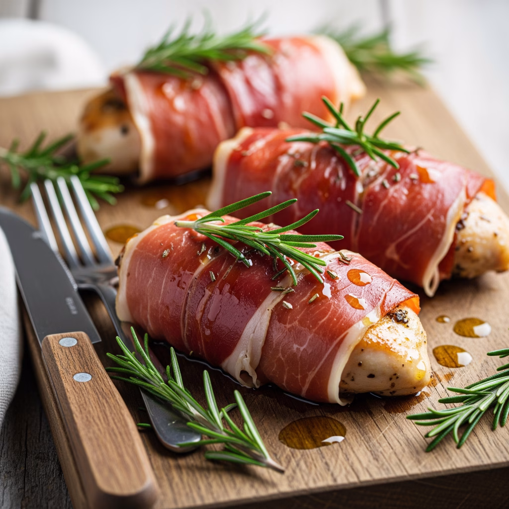 Prosciutto-Wrapped Chicken