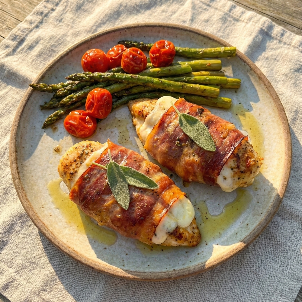 Prosciutto-Wrapped Chicken