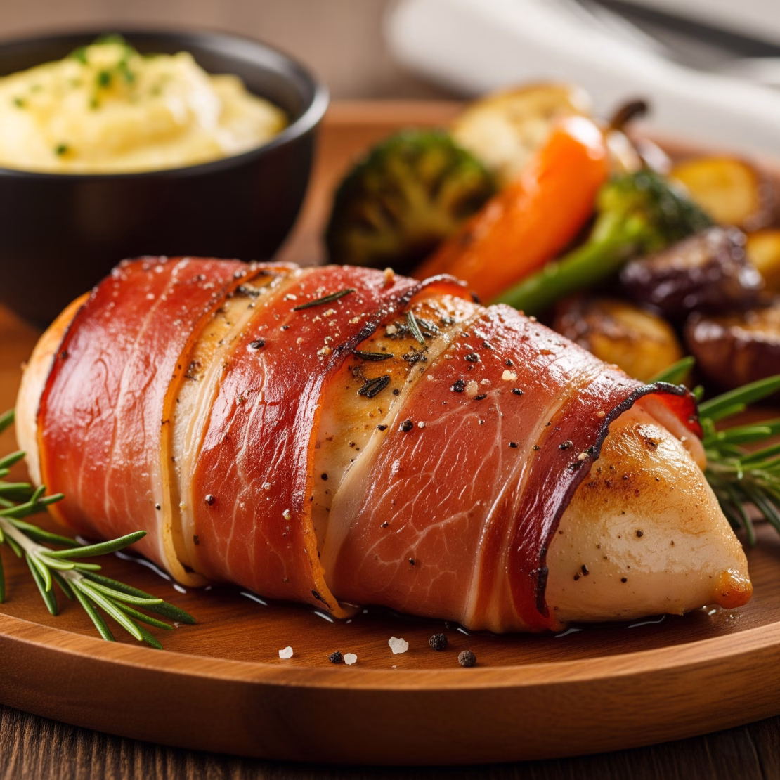 Prosciutto-Wrapped Chicken 3