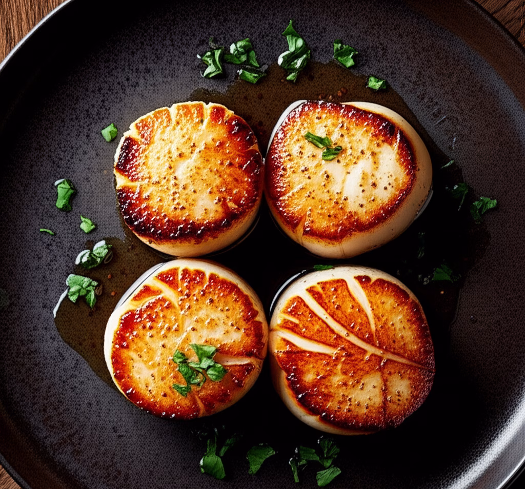 Seared Scallops with Bacon