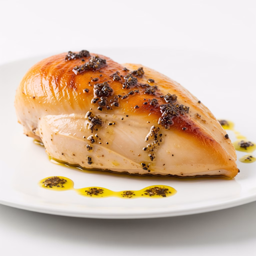 Sous Vide Chicken Breast with Truffle Oil