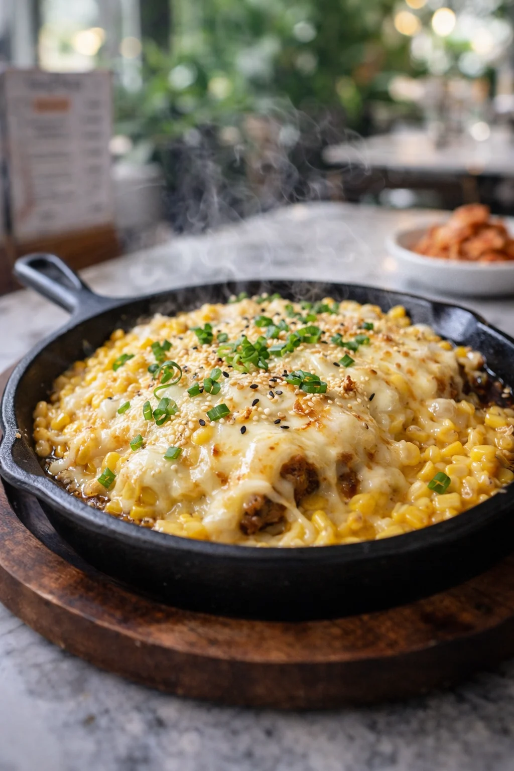 Sizzling Korean Corn Cheese